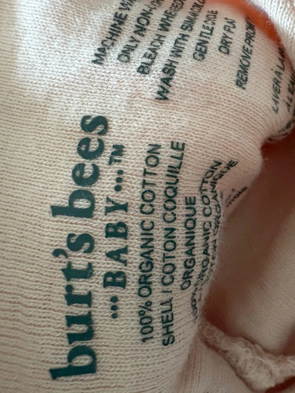 Burt’s Bees Organic Cotton Baby Girl Pink Booties